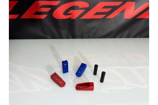 PEDANE POGGIAPIEDI IN ERGAL PITBIKE, MINIGP