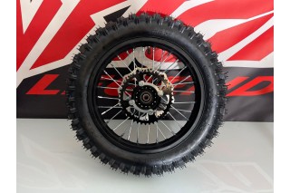 CERCHIO 14'' COMPLETO CROSS POSTERIORE PITBIKE