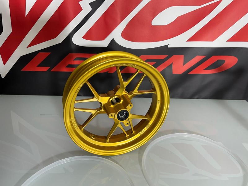 CERCHIO MOTARD POSTERIORE PITBIKE, MINIGP ULTRALEGGERO 3 FORI ORO