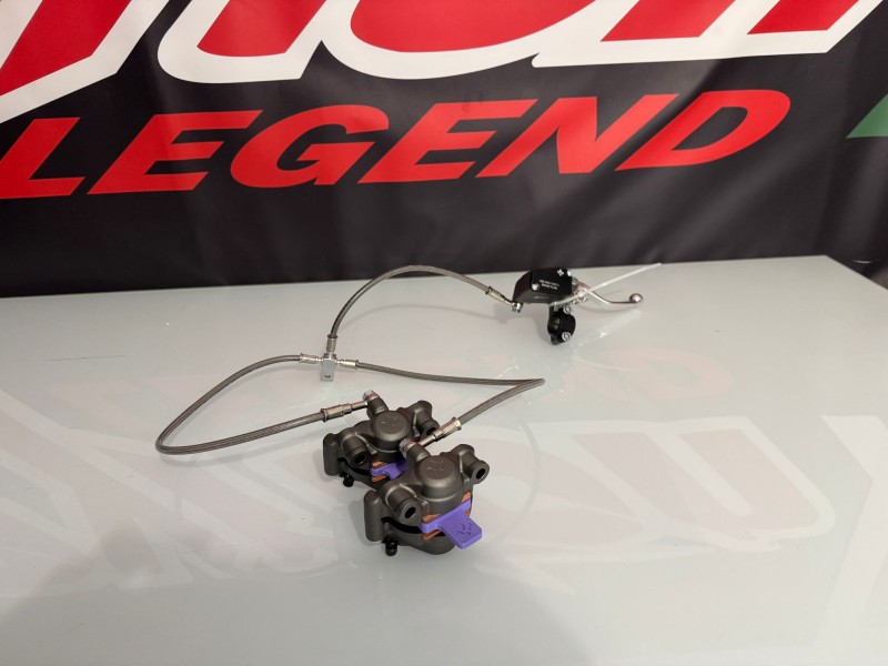 IMPIANTO FORMULA STRADA DOPPIA PINZA E DISCO MINIGP, PITBIKE