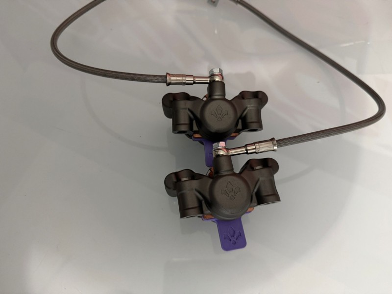 COPPIA PINZE FRENO ANTERIORE FORMULA STRADA MINIGP, PITBIKE