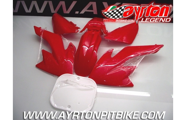 Plastic Kit Crf50 Style Pit Bike Red